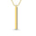 Diamond 1/20 Ct.Tw. Bar Pendant in 10K Yellow Gold