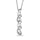 14K White Gold Diamond 1/8 Ct.Tw. Fashion Pendant