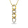 14K Yellow Gold Diamond 1/8 Ct.Tw. Fashion Pendant