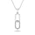 10K White Gold Diamond 1/20 Ct.Tw. Fashion Pendant