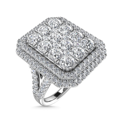 Diamond 3 Ct.Tw. Engagement Ring in 14K White Gold