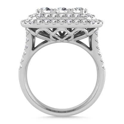 Diamond 3 Ct.Tw. Engagement Ring in 14K White Gold