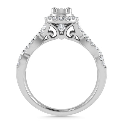 Diamond 1/2 Ct.Tw. Engagement Ring in 14K White Gold