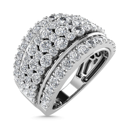 Diamond 2 Ct.Tw. Fashion Ring in 14K White Gold