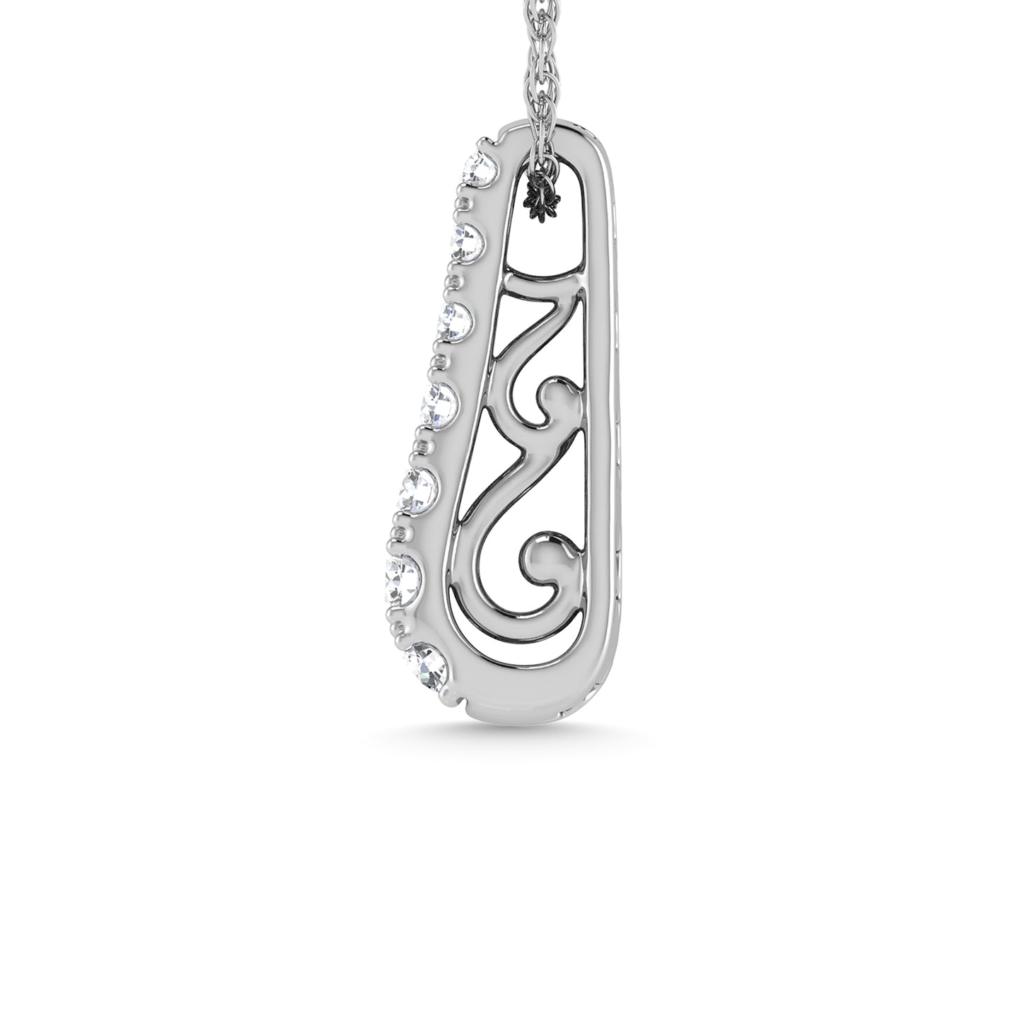 Diamond 3/4 Ct.Tw. Fashion Pendant in 14K White Gold