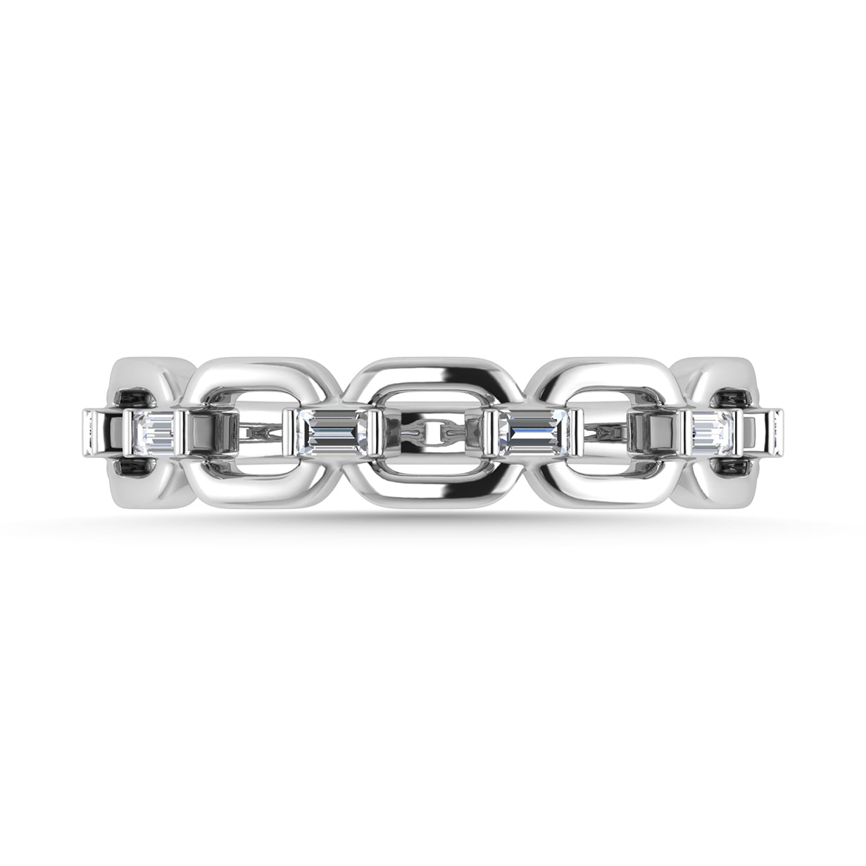 Diamond 1/8 Ct.Tw. Fashion Ring in 10K White Gold