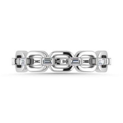 Diamond 1/8 Ct.Tw. Fashion Ring in 10K White Gold