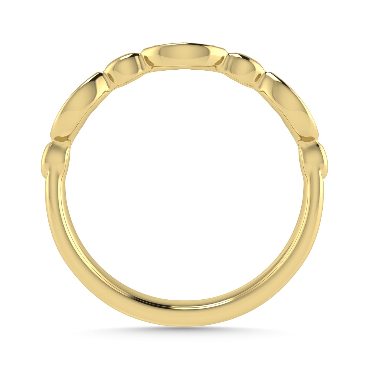 Diamond 1/20 Ct.Tw. Stack Band in 10K Yellow Gold