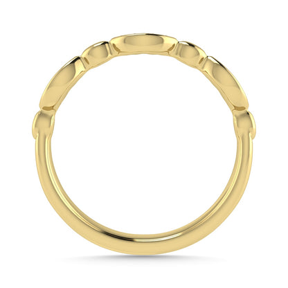 Diamond 1/20 Ct.Tw. Stack Band in 10K Yellow Gold