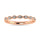 Diamond 1/20 Ct.Tw. Stack Band in 10K Rose Gold