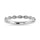 Diamond 1/20 Ct.Tw. Stack Band in 10K White Gold