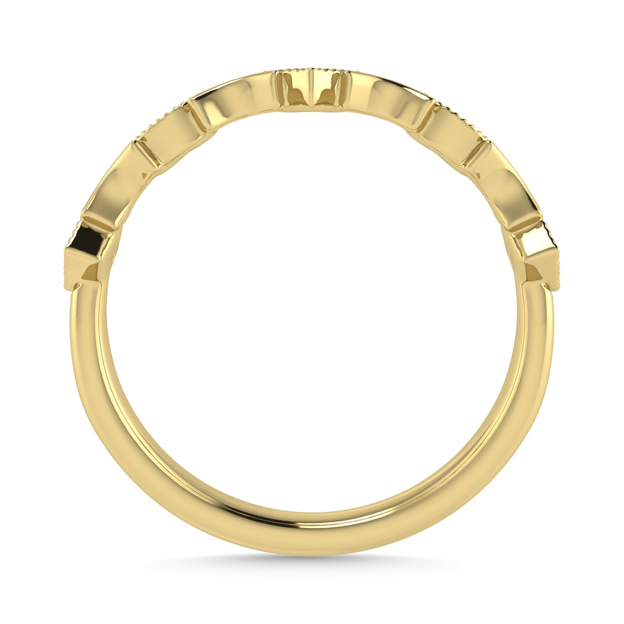 Diamond 1/20 Ct.Tw. Stack Band in 10K Yellow Gold