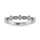 Diamond 1/20 Ct.Tw. Stack Band in 10K White Gold