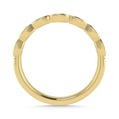 Diamond 1/10 Ct.Tw. Stack Band in 10K Yellow Gold