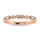 Diamond 1/6 Ct.Tw. Stack Band in 10K Rose Gold