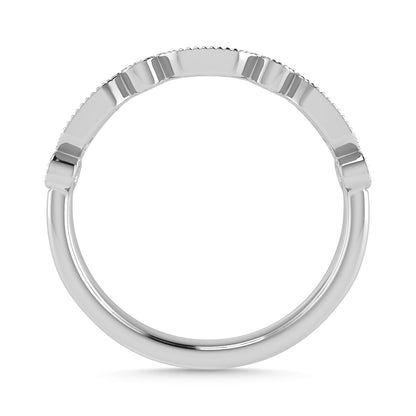 Diamond 1/6 Ct.Tw. Stack Band in 10K White Gold
