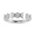 Diamond 1/6 Ct.Tw. Stack Band in 10K White Gold