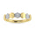 Diamond 1/6 Ct.Tw. Stack Band in 10K Yellow Gold