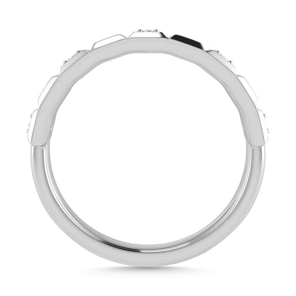 Diamond 1/8 Ct.Tw. Stack Band in 14K White Gold