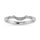 Diamond 1/10 Ct.Tw. Chevron Band in 14K White Gold