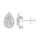 14K 3.25CT Certified Lab Grown Diamond Earrings ( IGI Certified )