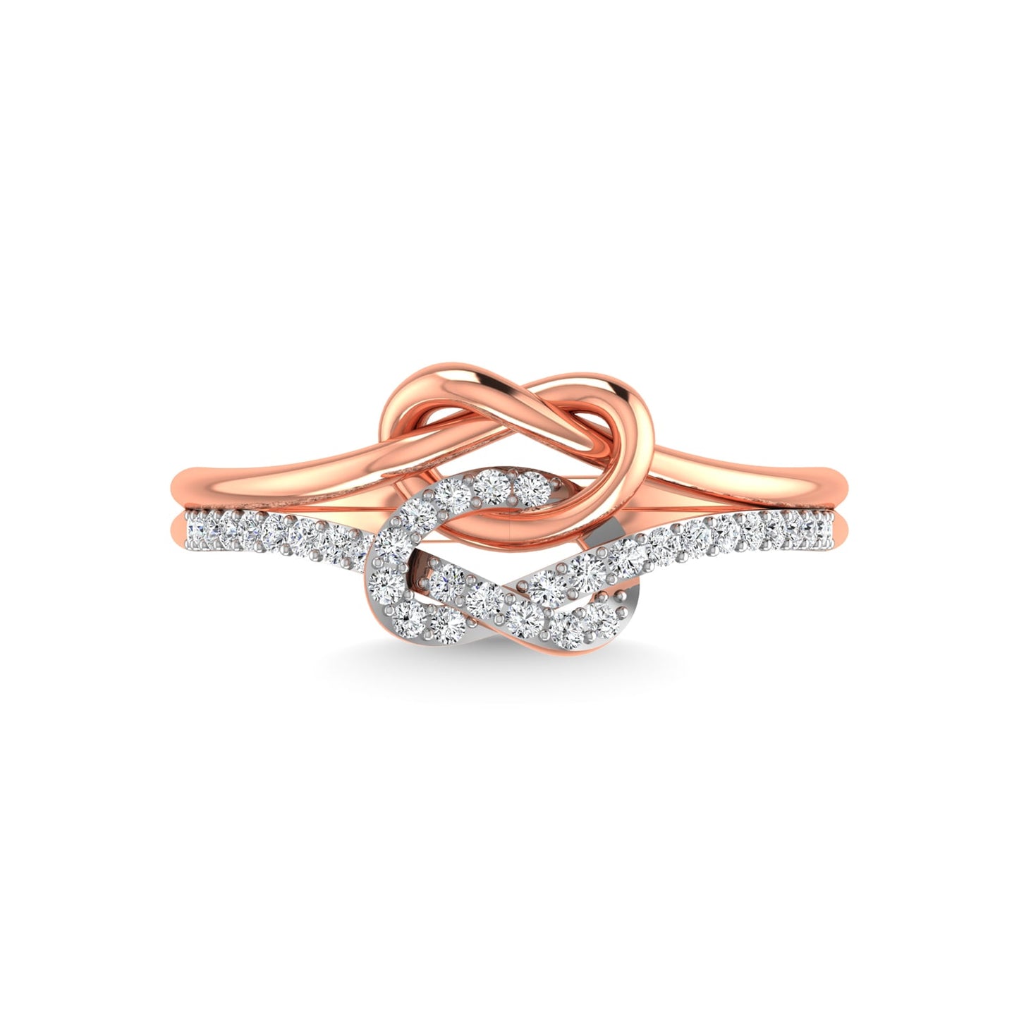 10K White Gold Diamond 1/5 Ct.Tw. Fashion Ring