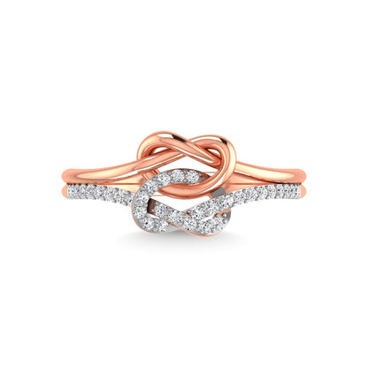 10K White Gold Diamond 1/5 Ct.Tw. Fashion Ring