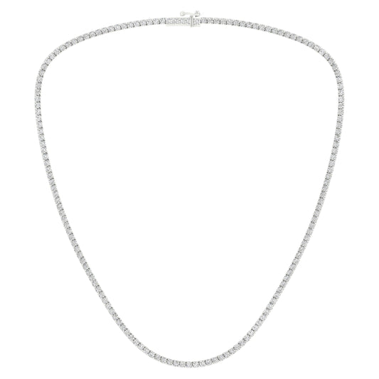14K 7.00CT Certified Lab Grown Diamond Necklace ( IGI Certified )