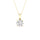 14K 1.00CT Certified Lab Grown Diamond Pendant ( IGI Certified )