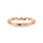 10K Rose Gold Diamond 1/20 Ct.Tw. Stackable Ring