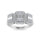 14K White Gold Diamond 1 Ct.Tw. Engagement Ring