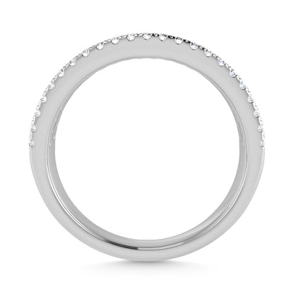 14K White Gold Diamond 1/3 Ct.Tw. Stackable Band