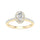 14K 1.00CT Certified Lab Grown Diamond Ring ( IGI Certified )
