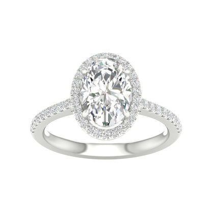 14K 2.25CT Certified Lab Grown Diamond Ring ( IGI Certified )