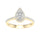 14K 1.00CT Certified Lab Grown Diamond Ring ( IGI Certified )