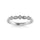 10K White Gold Diamond 1/50 Ct.Tw. Stackable Ring