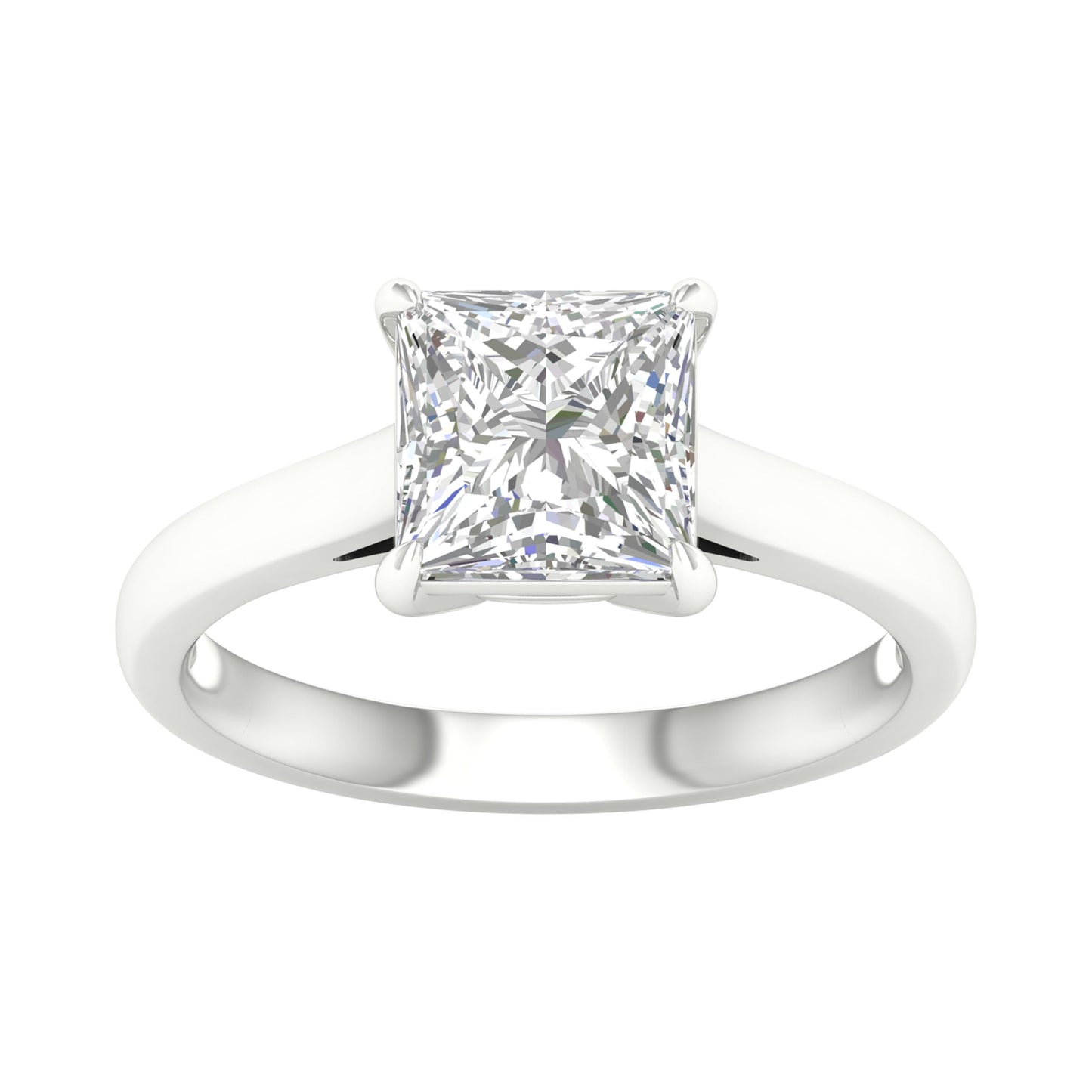 14K 2.00CT Certified Lab Grown Diamond Ring ( IGI Certified )