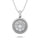 10K White Gold Diamond 1/6 Ct.Tw. Fashion Pendant
