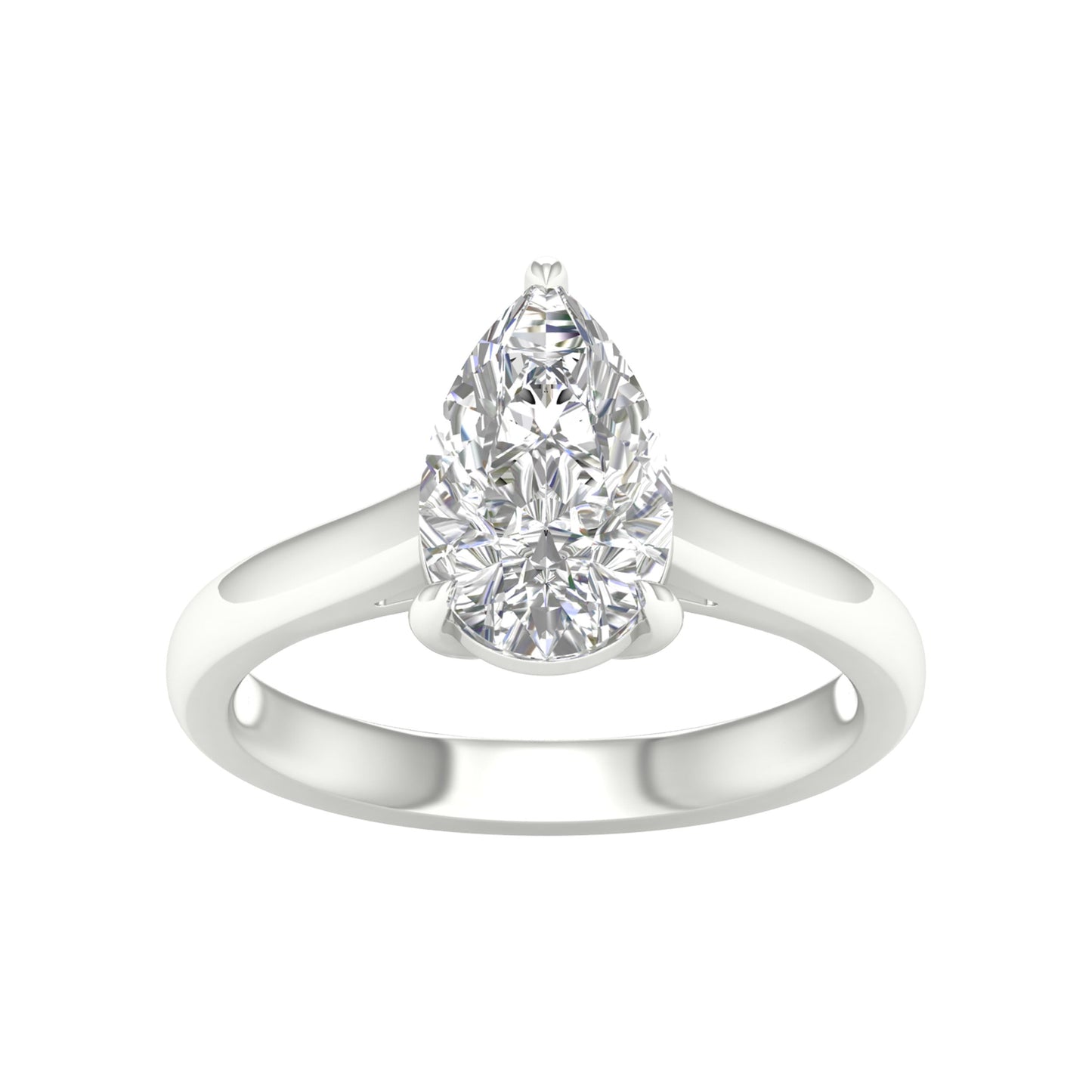 14K 2.00CT Certified Lab Grown Diamond Ring ( IGI Certified )