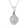 14K White Gold Diamond 1/6 Ct.Tw. Fashion Pendant