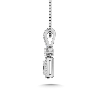 14K White Gold Diamond 1/3 Ct.Tw. Fashion Pendant