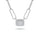14K White Gold Diamond 1/4 Ct.Tw. Fashion Necklace