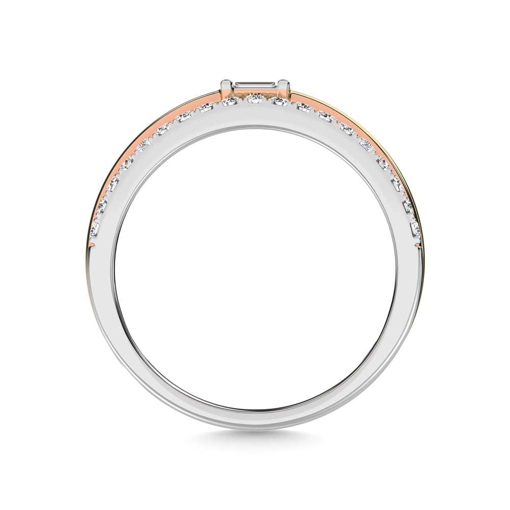 14K White Gold Diamond 1/2 Ct.Tw. Fashion Ring