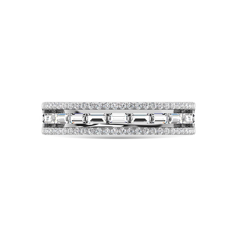 14K White Gold Diamond 1/2 Ct.Tw. Anniversary Band