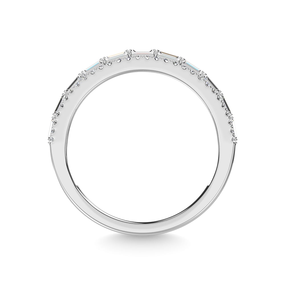 14K White Gold Diamond 1/2 Ct.Tw. Anniversary Band