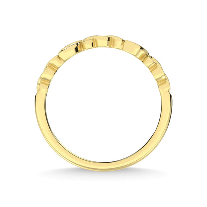 Diamond 1/6 Ct.Tw. Stackable Band in 10K Yellow Gold