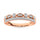 14K Rose Gold Diamond 1/3 Ct.Tw. Stackable Ring
