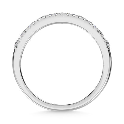 14K White Gold Diamond 1/3 Ct.Tw. Stackable Ring
