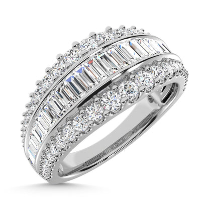 14K White Gold Diamond 1 Ct.Tw. Fashion Band