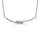 10K White Gold Diamond 1/10 Ct.Tw. Fashion Necklace